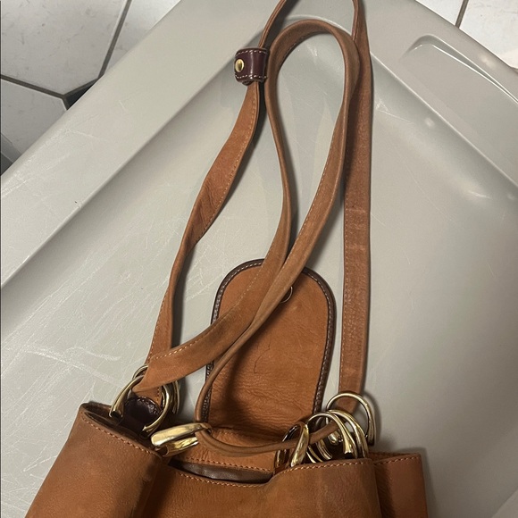 Italian Effe Soft Leather Shoulder Bag - Picture 4 of 6